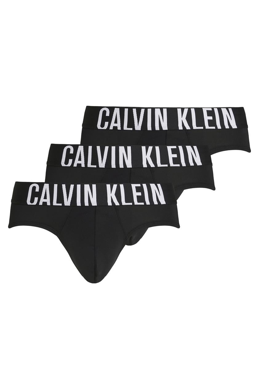 Calvin Klein Hip Brief 3Pk Erkek 3lü Boxer Siyah
