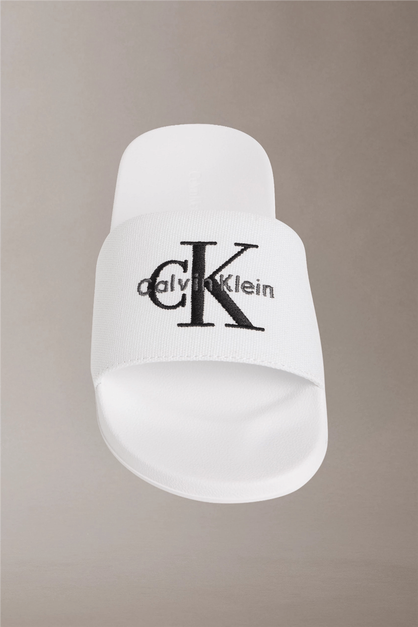 Calvin Klein Ess Slide Cv Wmn Kadın Terlik Beyaz