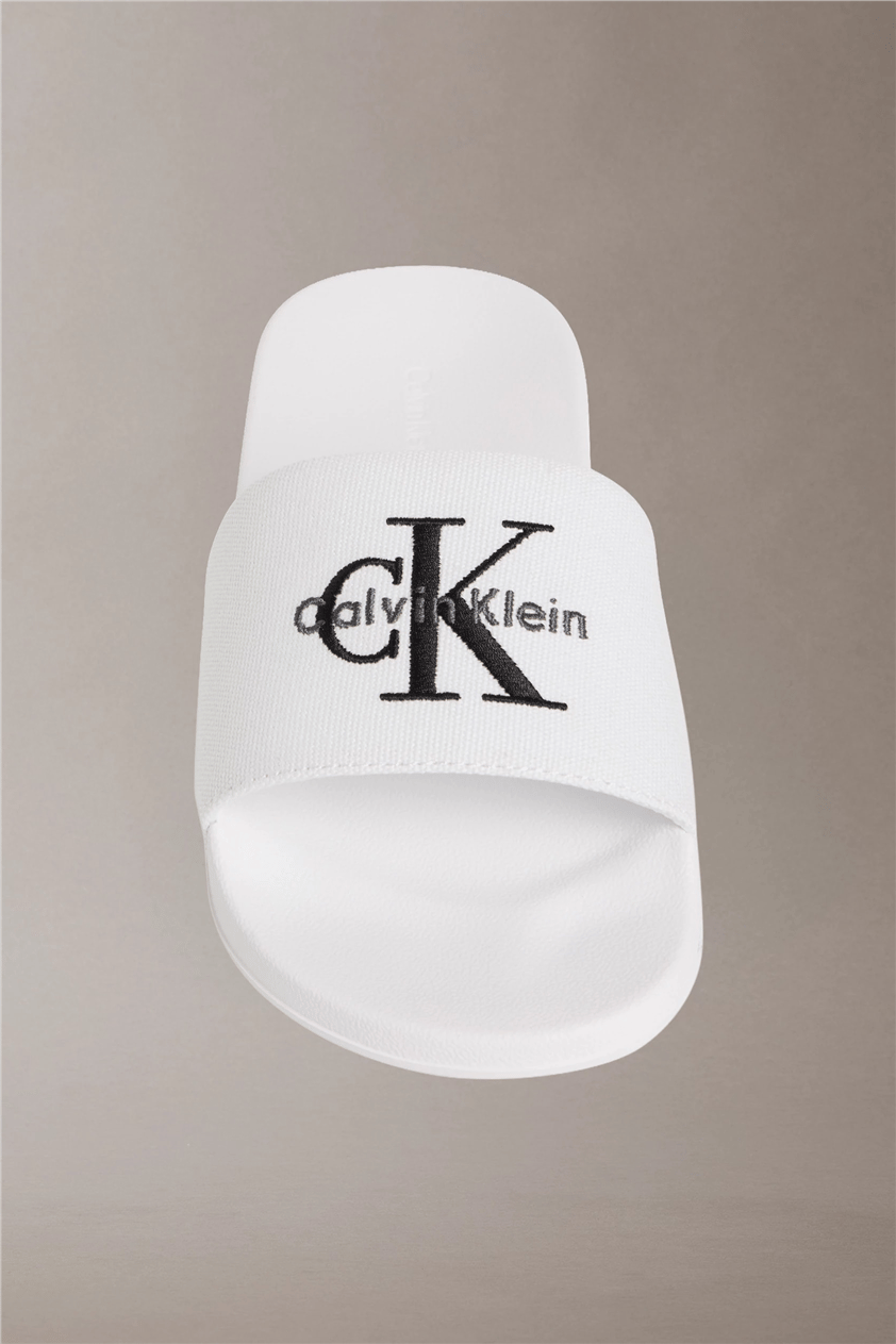 Calvin Klein Ess Slide Cv Wmn Kadın Terlik Beyaz