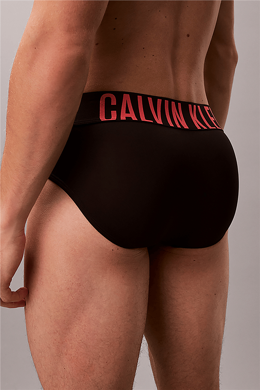 Calvin Klein Hip Brief 3Pk Erkek 3lü Boxer Siyah
