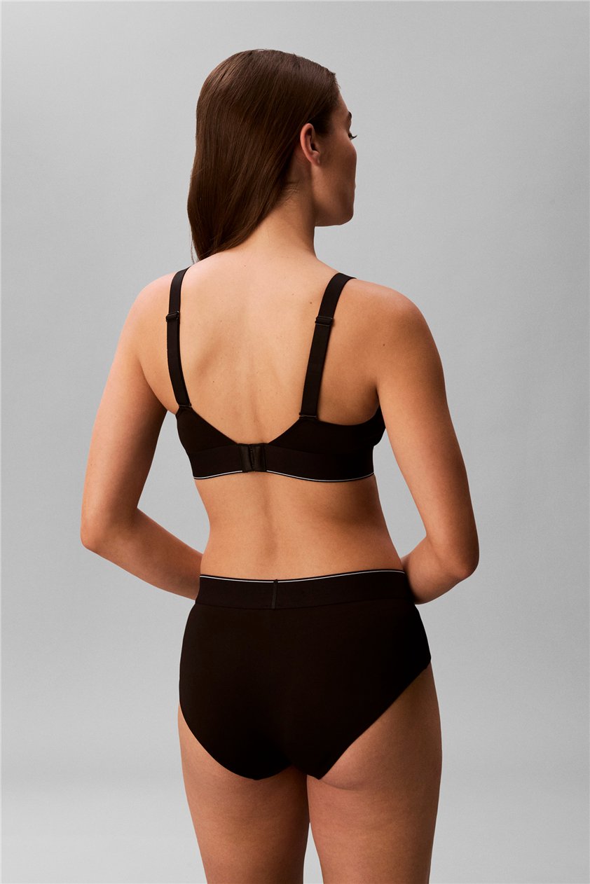 Calvin Klein Lightly Lined Bralette Kadın Sütyen Siyah
