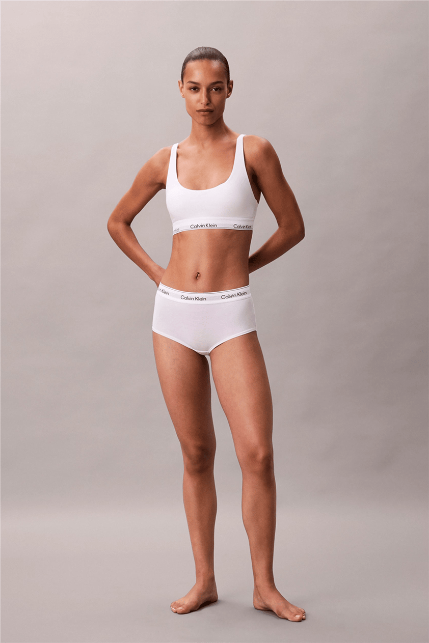 Calvin Klein Lightly Lined Bralette Kadın Sütyen Beyaz