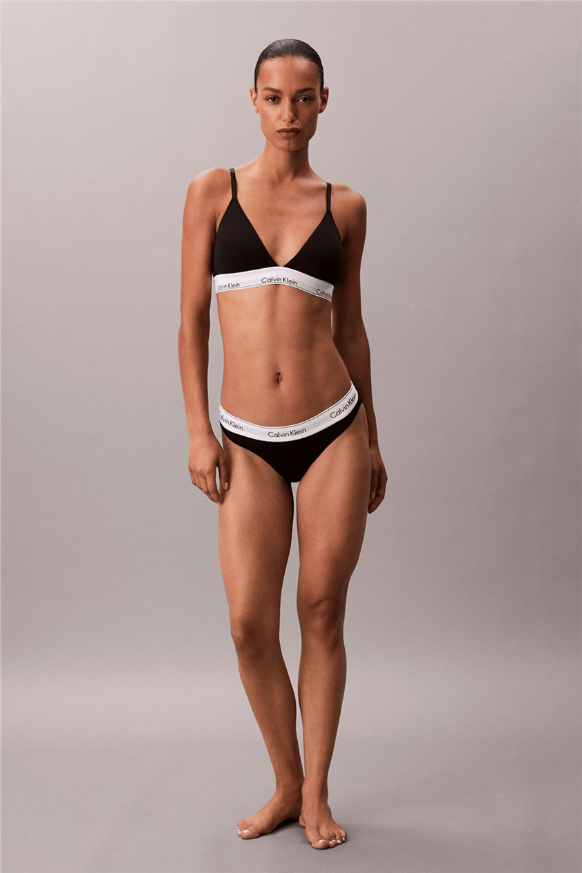 Calvin Klein Lightly Lined Triangle Kadın Sütyen Siyah