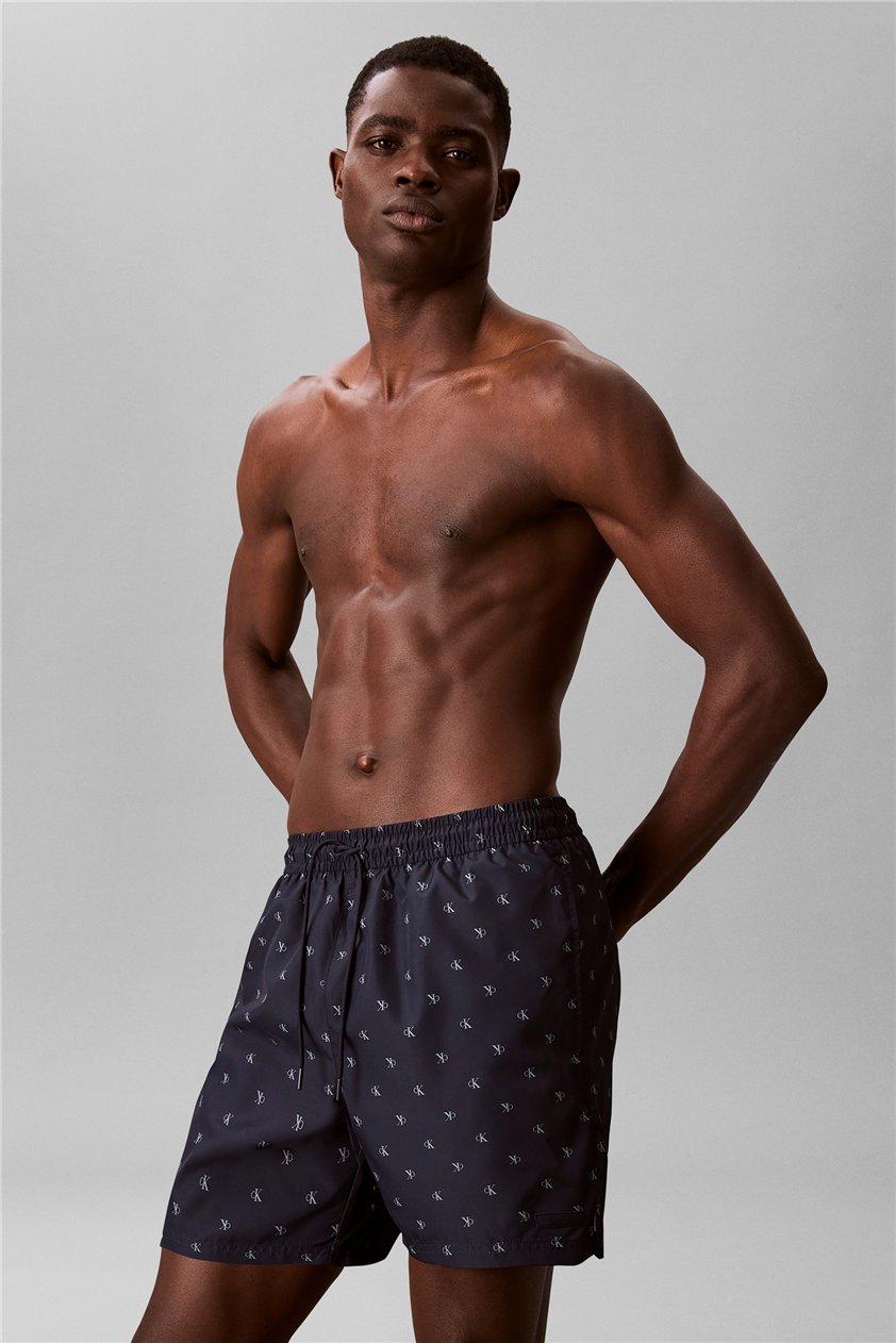 Calvin Klein Medium Drawstring Co Erkek Şort Mayo Mavi