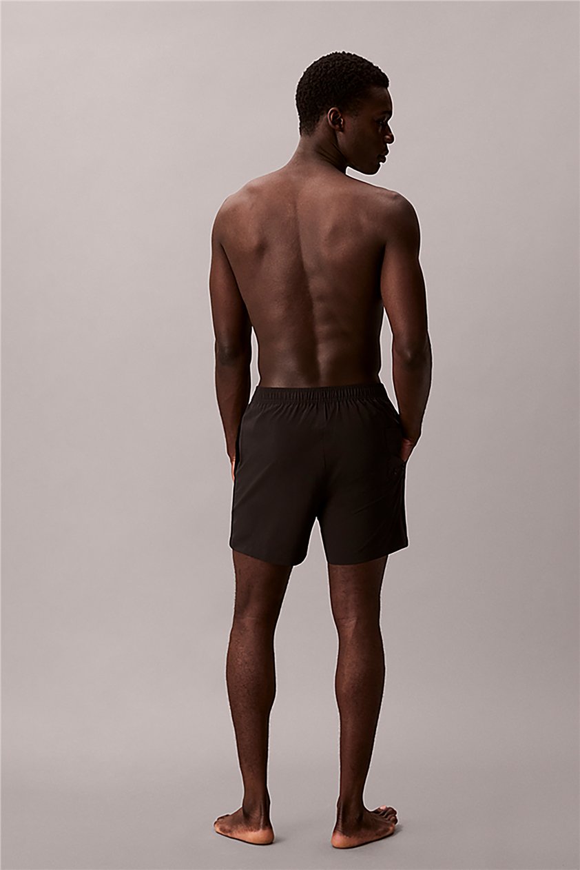 Calvin Klein Medium Drawstring Co Erkek Şort Mayo Siyah