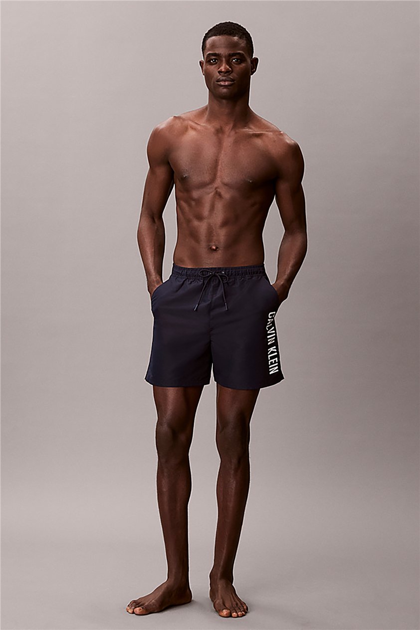 Calvin Klein Medium Drawstring Erkek Şort Mayo Çok Renkli