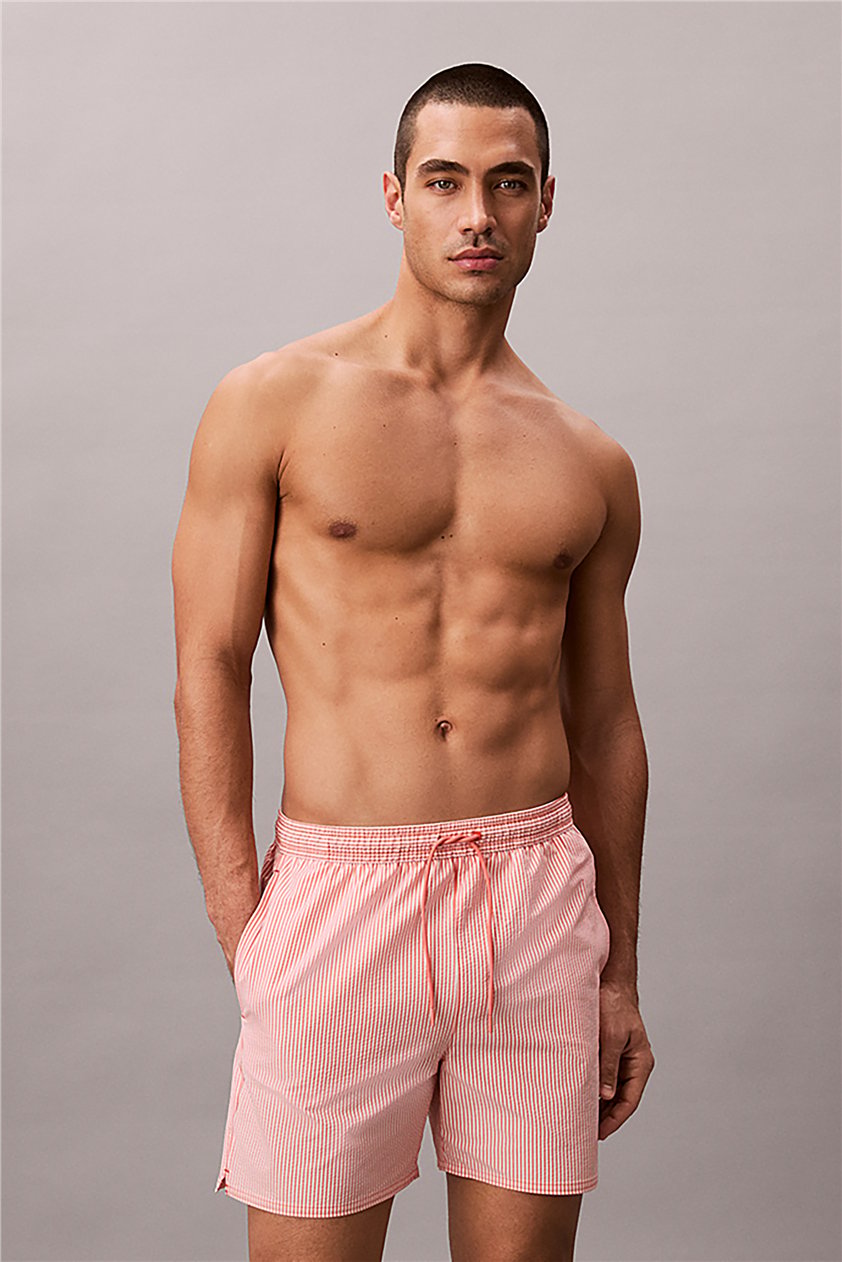 Calvin Klein Medium Drawstring Erkek Şort Mayo Çok Renkli