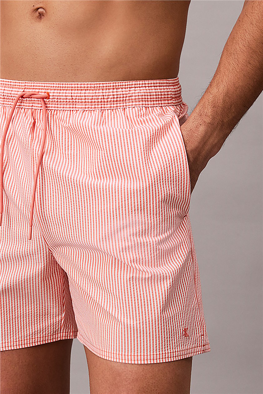 Calvin Klein Medium Drawstring Erkek Şort Mayo Çok Renkli