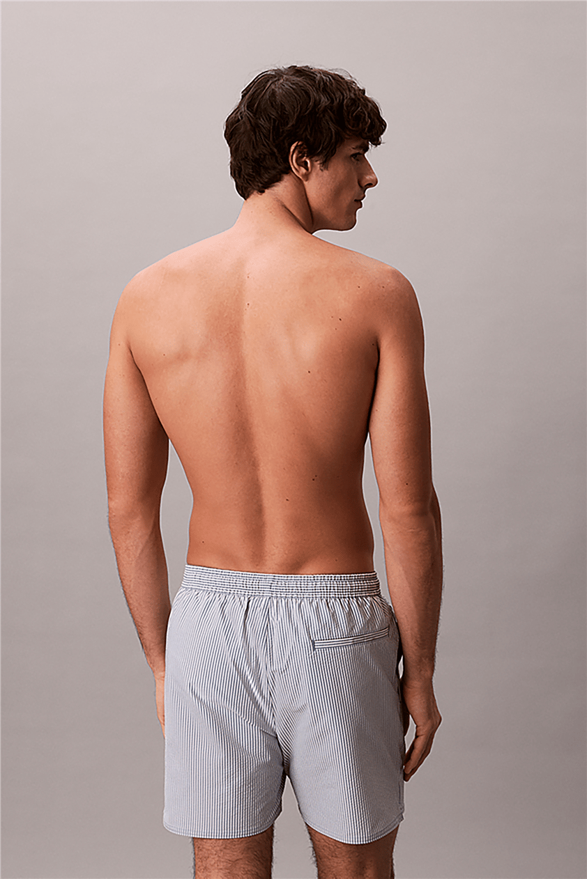 Calvin Klein Medium Drawstring Erkek Şort Mayo Mavi