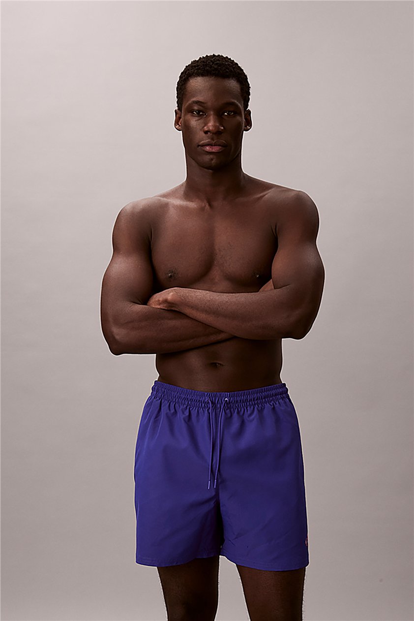 Calvin Klein Medium Drawstring Wa Erkek Şort Mayo Mor