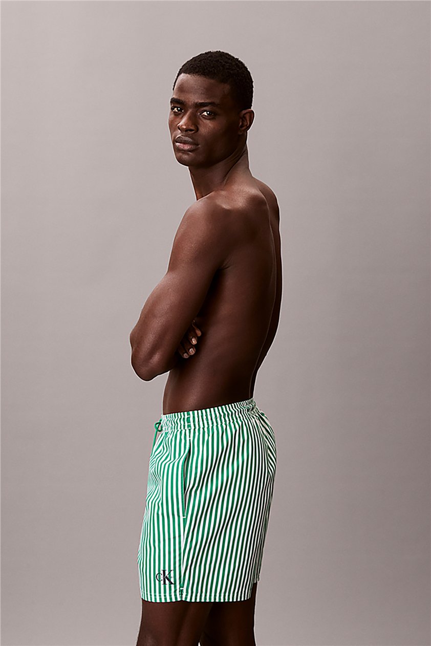 Calvin Klein Medium Drawstring Wa Erkek Şort Mayo Yeşil