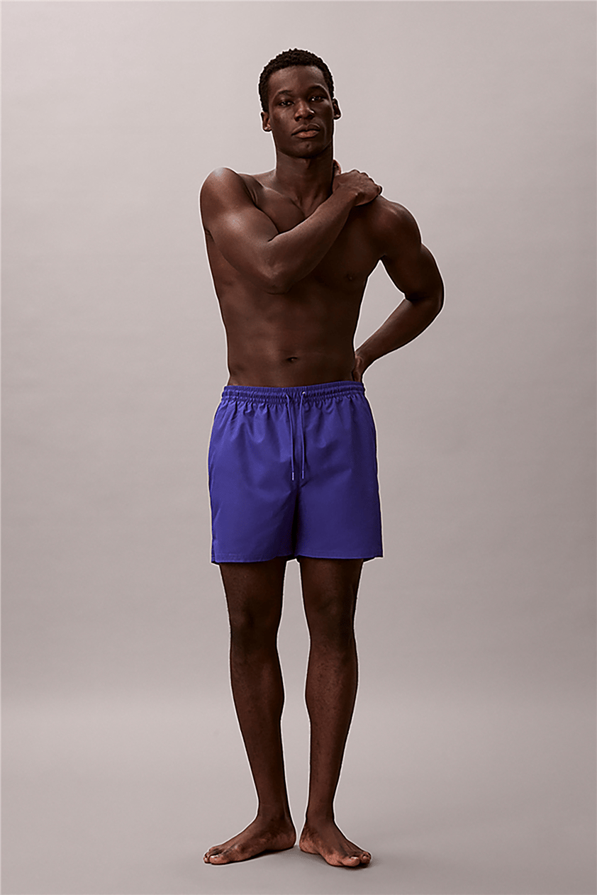 Calvin Klein Medium Drawstring Wa Erkek Şort Mayo Mor