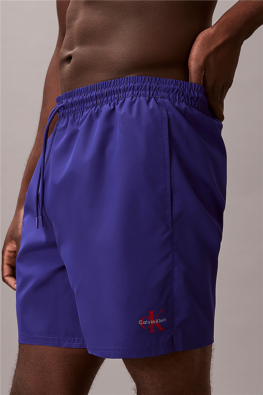 Calvin Klein Medium Drawstring Wa Erkek Şort Mayo Mor