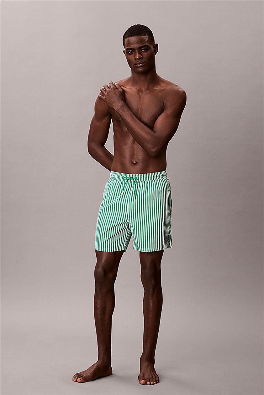 Calvin Klein Medium Drawstring Wa Erkek Şort Mayo Yeşil
