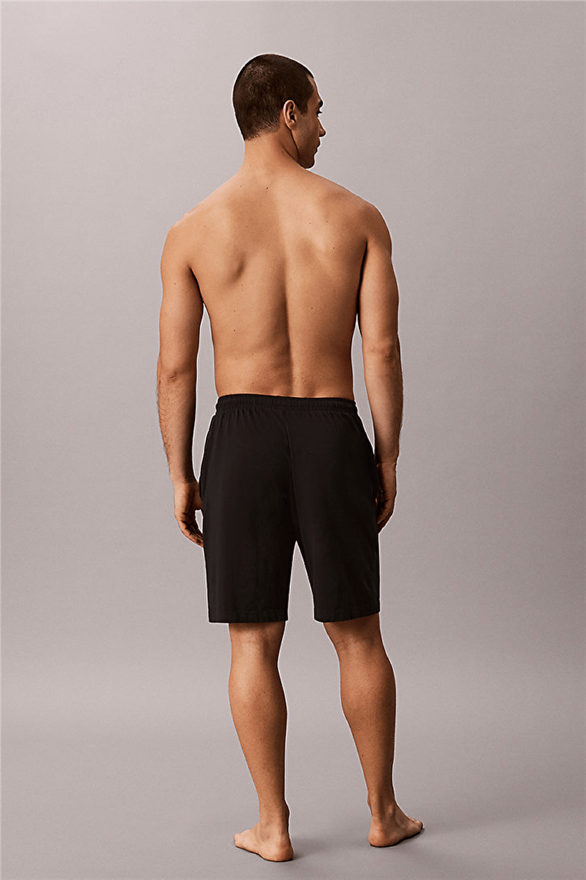 Calvin Klein Monogram Sleep Short Erkek Pijama Altı Siyah