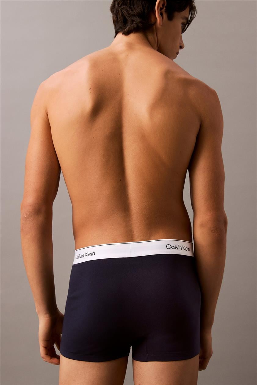 Calvin Klein Relaxed Fit Trunk 3P Erkek 3lü Boxer Mavi