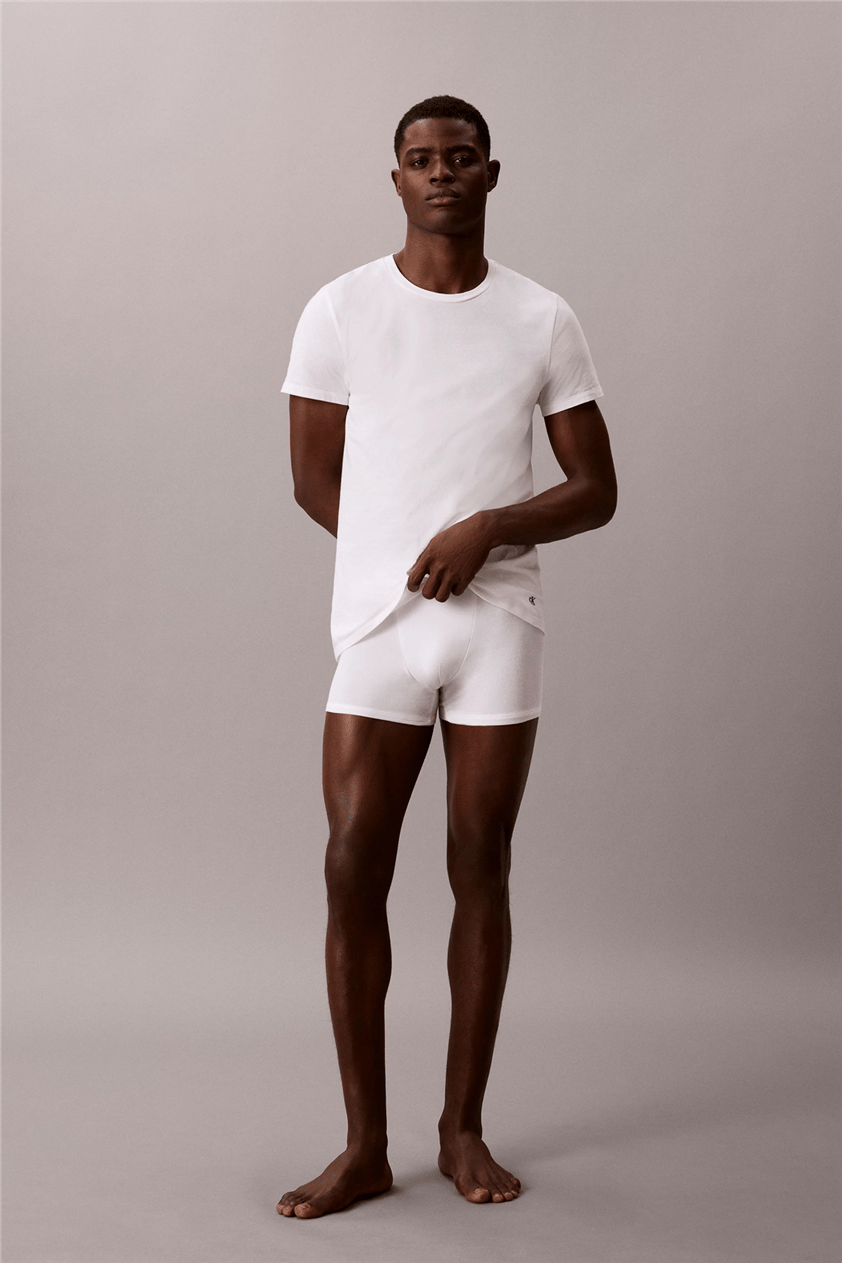 Calvin Klein S/S CreW Neck 3PK Erkek 3lü T-Shirt Çok Renkli