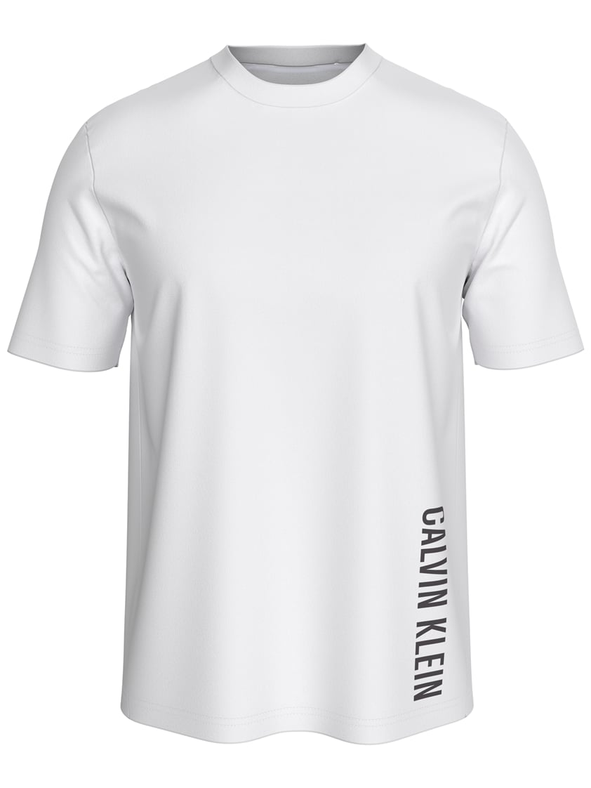 Calvin Klein S/S Crew Neck Erkek Beyaz