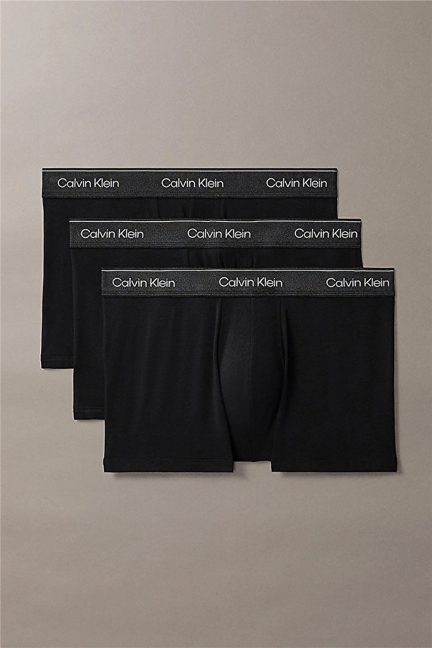 Calvin Klein Trunk 3Pk Erkek 3lü Boxer Yeşil