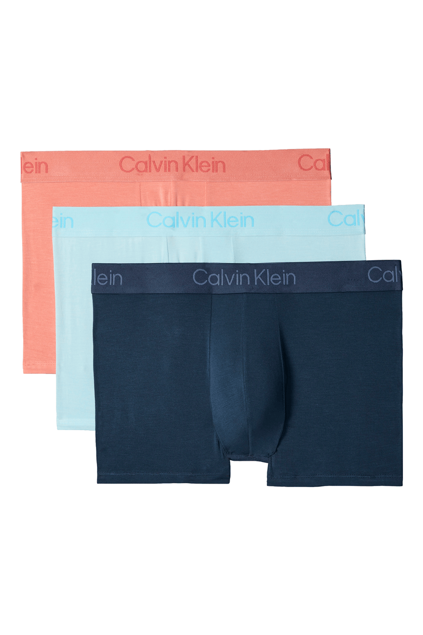 Calvin Klein Trunk 3Pk Erkek 3lü Boxer Mavi