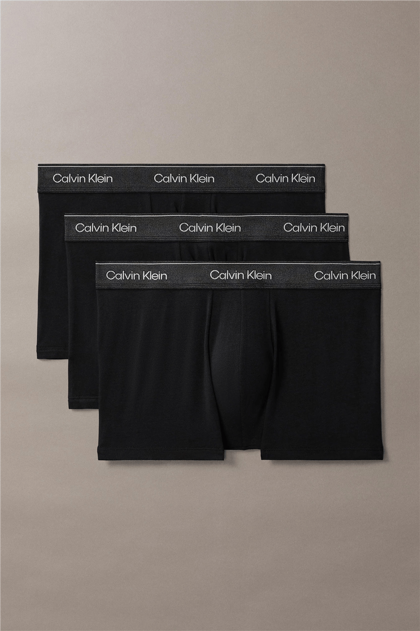 Calvin Klein Trunk 3Pk Erkek 3lü Boxer Siyah
