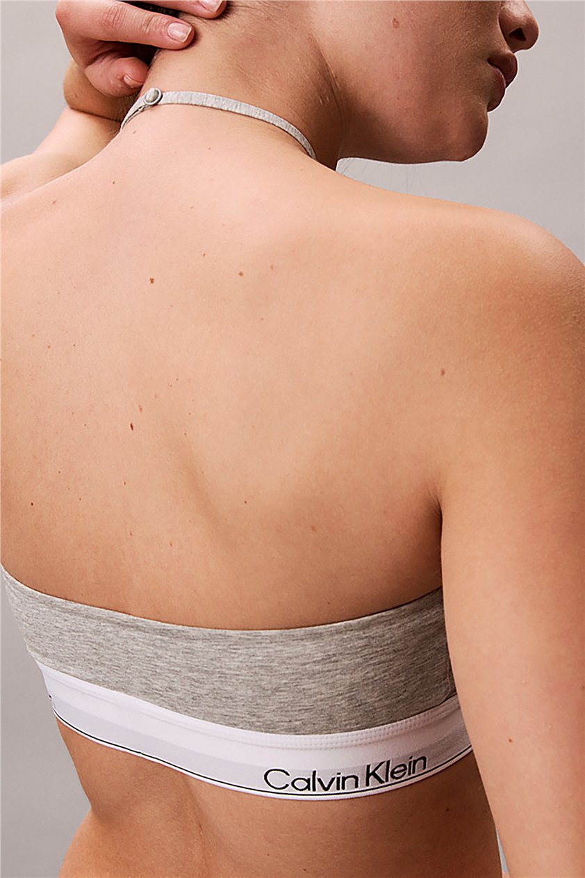 Calvin Klein Unlined Bralette Kadın Sütyen Beyaz