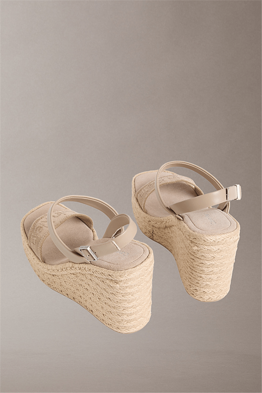 Calvin Klein Wedge Espad 70 Webbi Kadın Espadril Gri