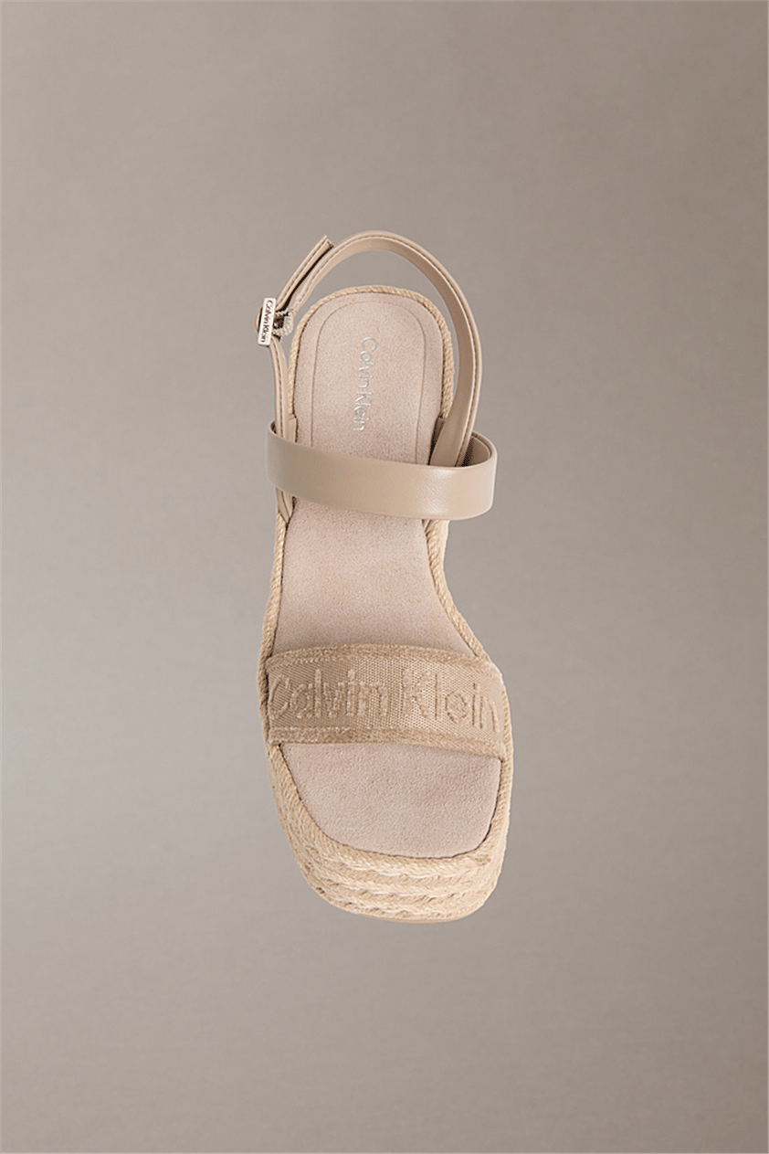 Calvin Klein Wedge Espad 70 Webbi Kadın Espadril Gri