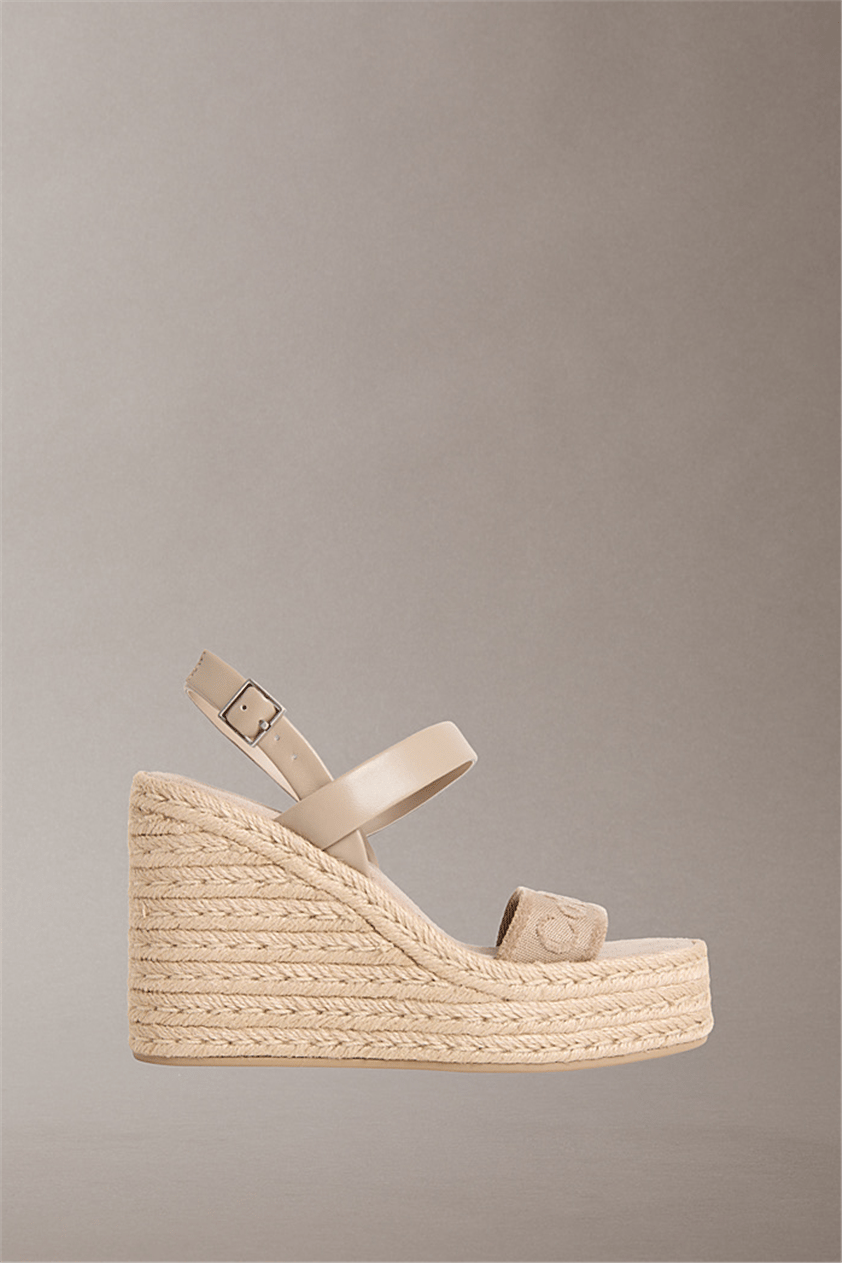 Calvin Klein Wedge Espad 70 Webbi Kadın Espadril Gri