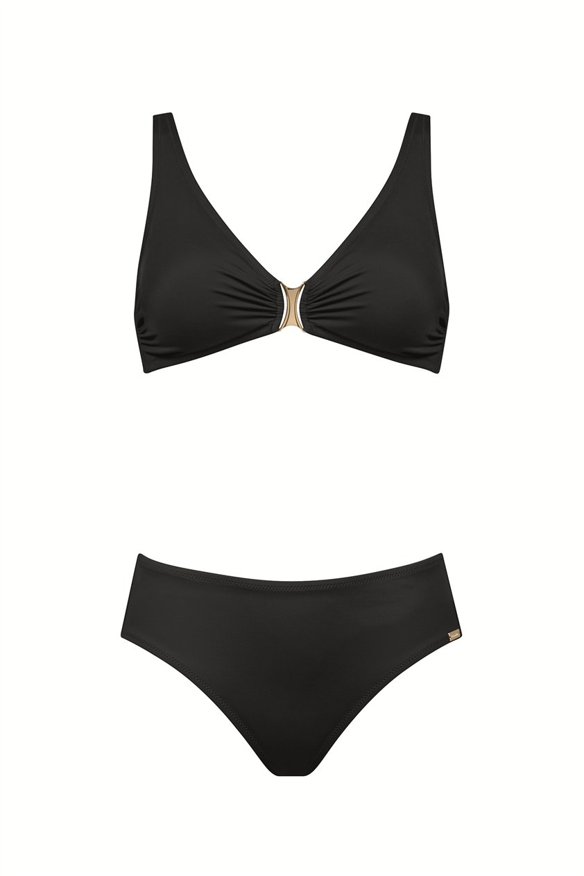 Charmline L-Charmline Nos Essential Classics Kadın Bikini Takımı Siyah