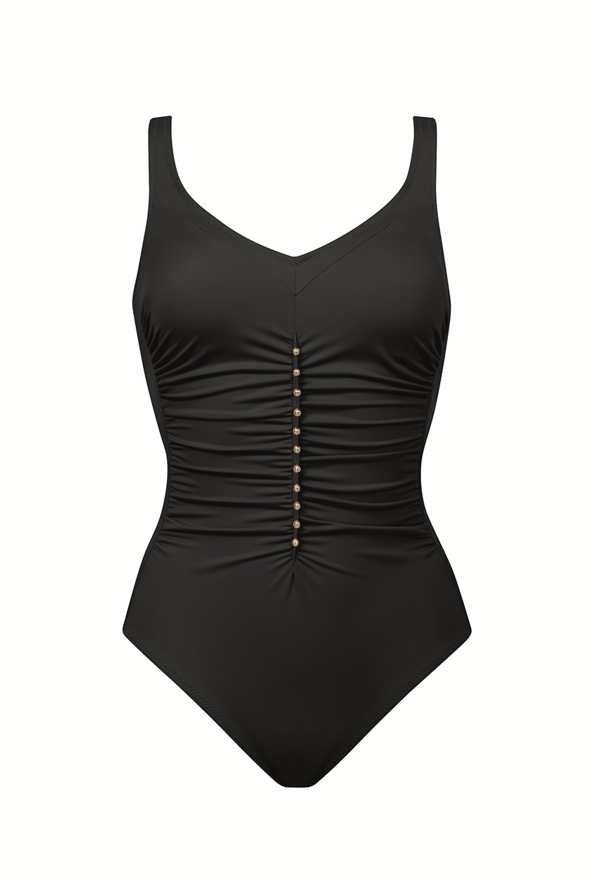 Charmline L-Charmline Nos Essential Classics Kadın Mayo Siyah