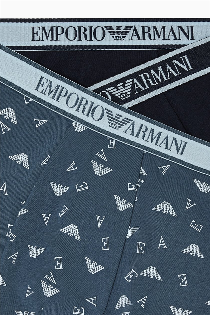 Emporio Armani Erkek 3lü Boxer Çok Renkli