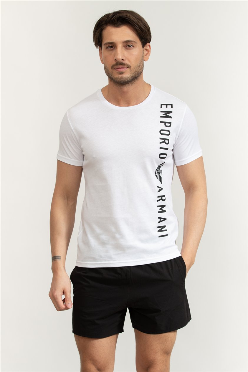 Emporio Armani Erkek Bisiklet Yaka T-Shirt