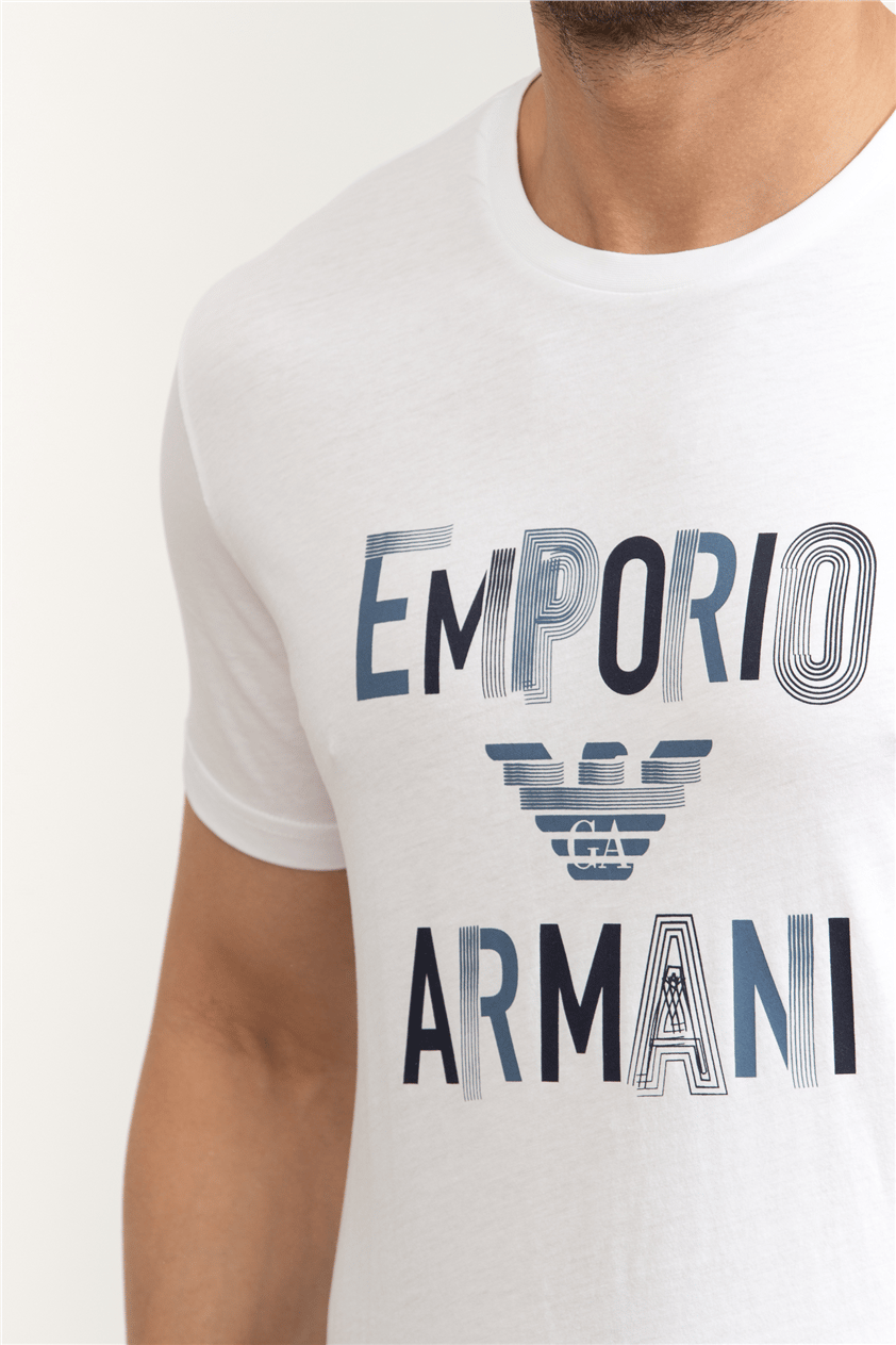 Emporio Armani Erkek Bisiklet Yaka T-Shirt