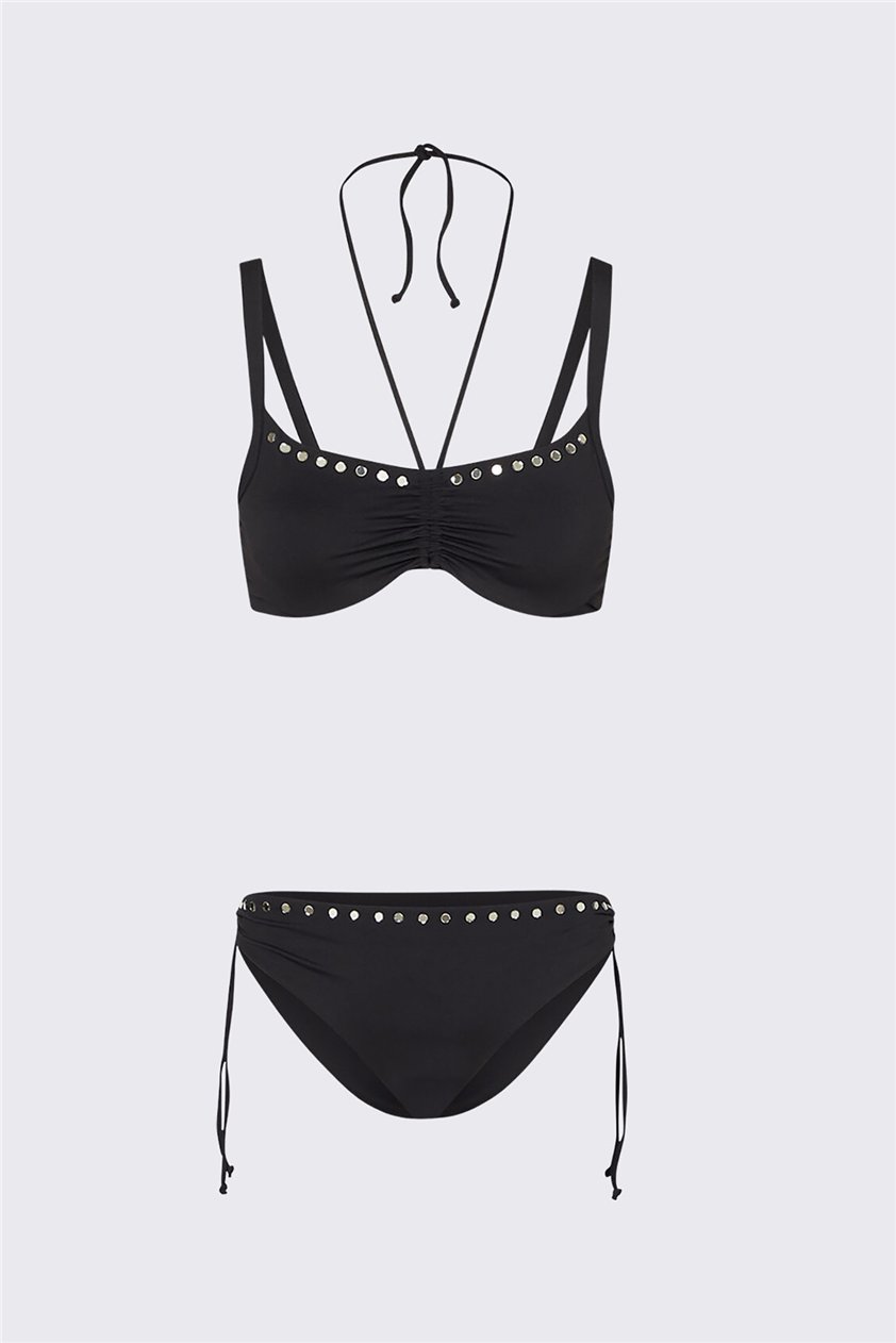 Liu Jo Bikini Ferretto Slip Global Kadın Bikini Takımı Siyah