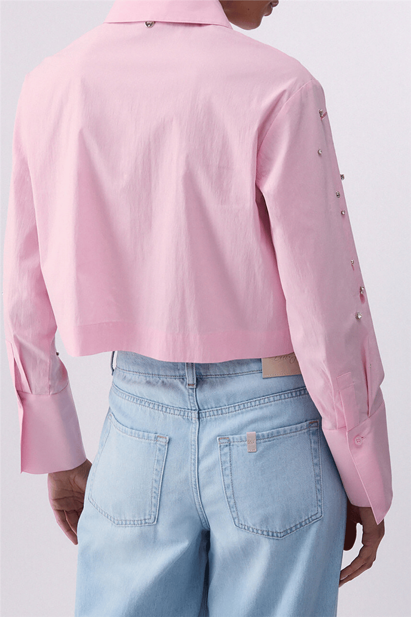 Liu Jo Camicia Ts M/L Kadın Gömlek Pudra