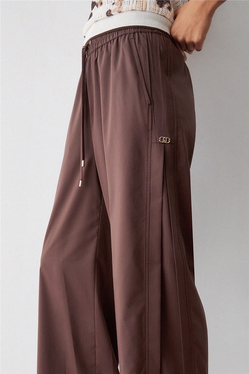 Liu Jo Ecs Pant.Ts Tpotf Lungo Kadın Pantolon Vizon