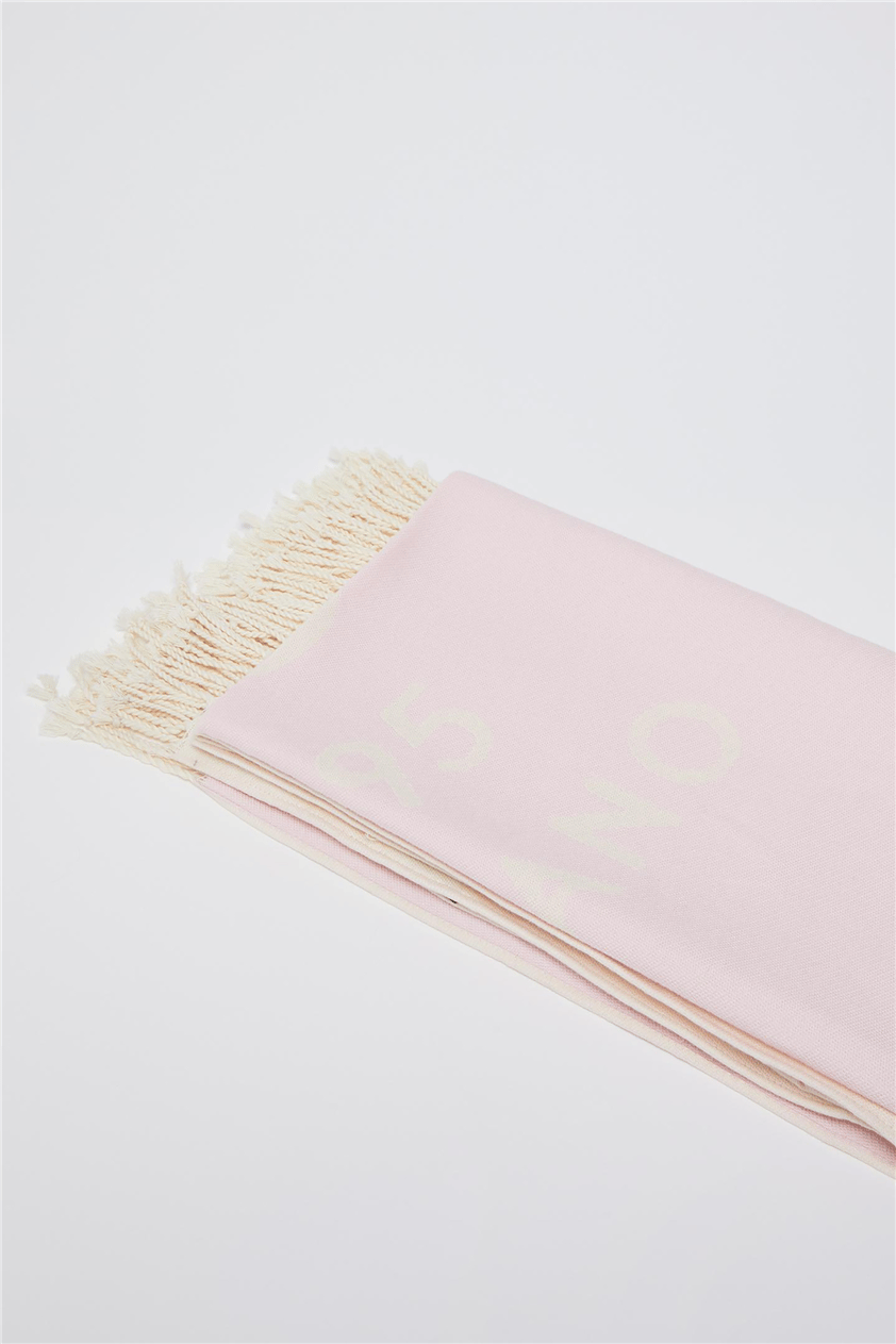 Liu Jo Telo Jacquard C/Peneri Kadın Havlu Pembe