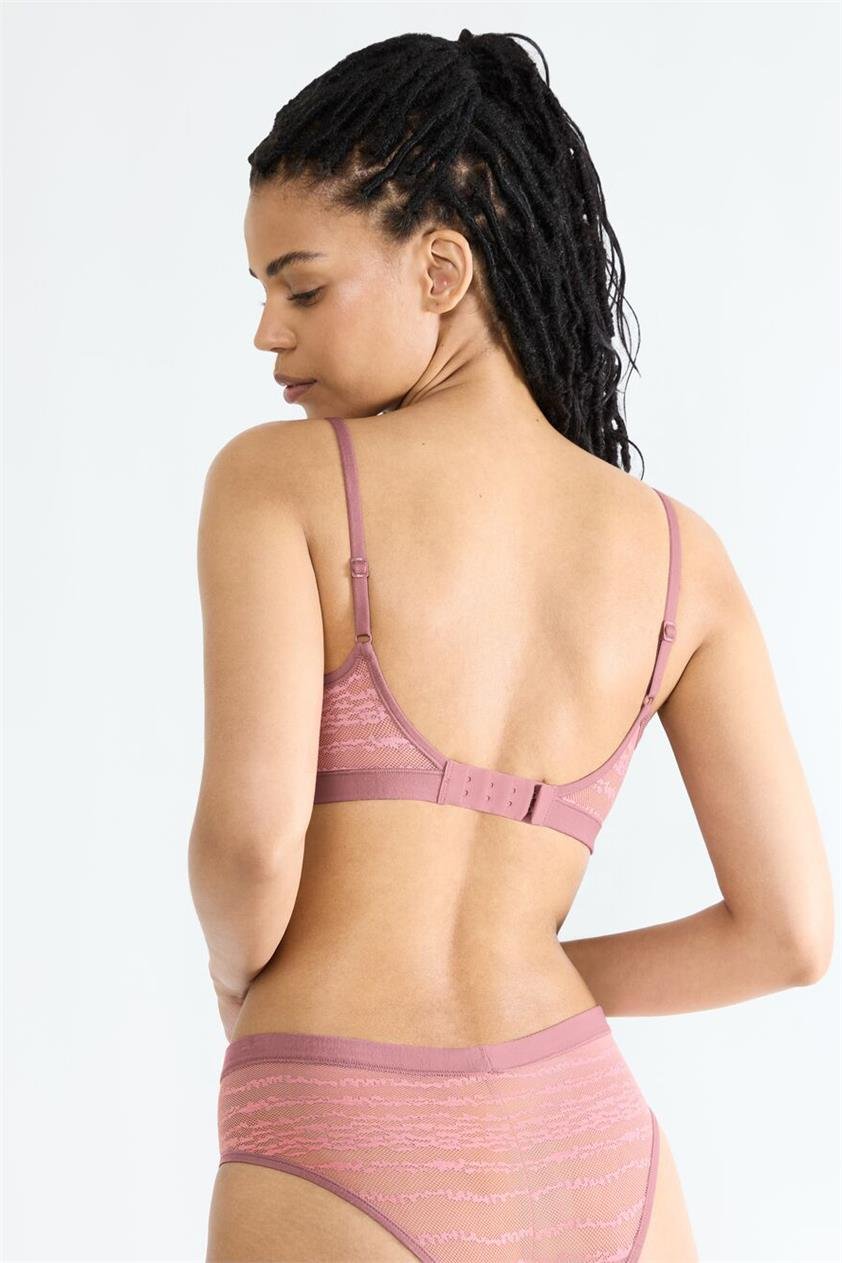 Sloggi FREE Evolve PU Lace Kadın Sütyen Pembe