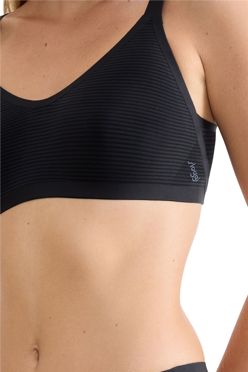 Sloggi ZERO Feel Air Bralette Kadın Sütyen Siyah