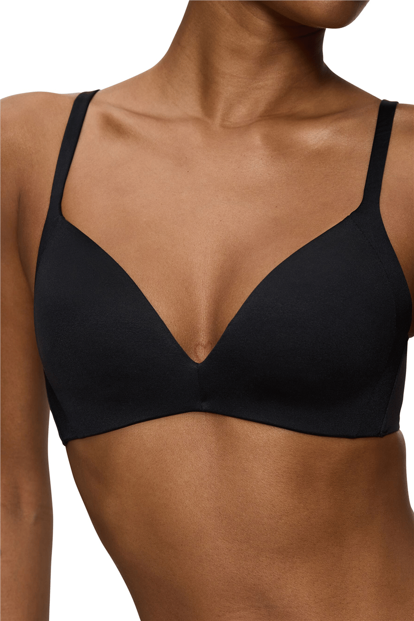 Triumph Body Make-up Soft Touch P EX C Kup İçi Boş Düz Balensiz Sütyen Siyah