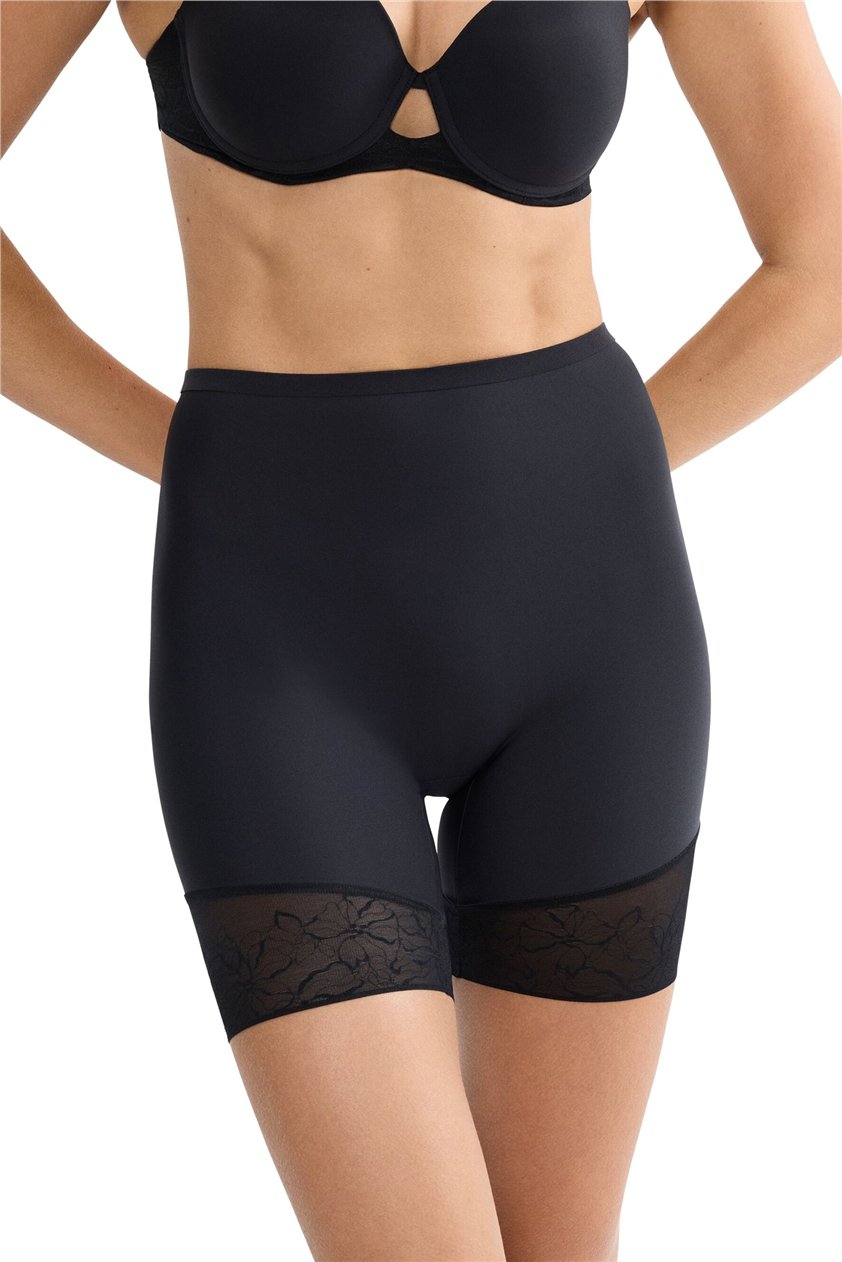 Triumph Comfort Contour Mid-Thigh Panty Kadın Korse Siyah