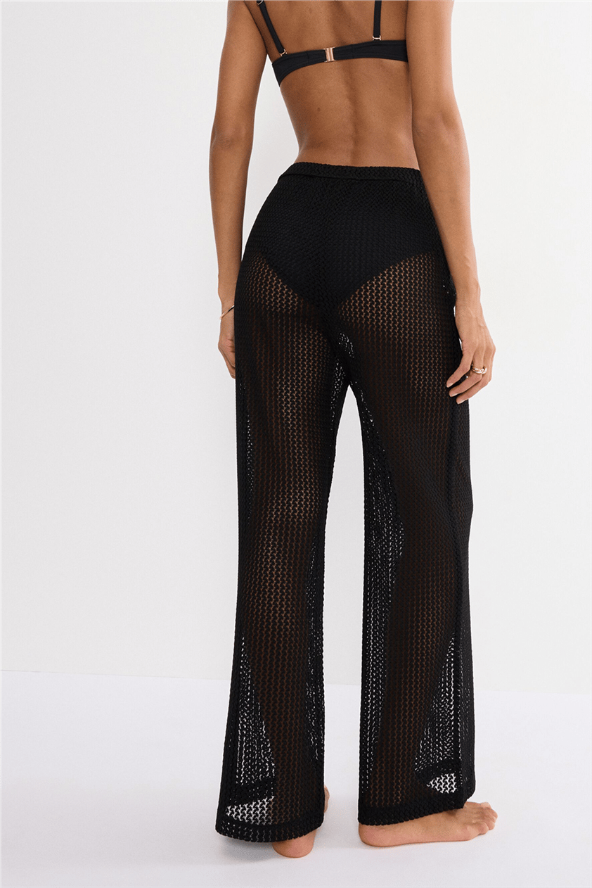 Triumph Kadın Beach MyWear Crochet Trousers Plaj Pantolonu Siyah