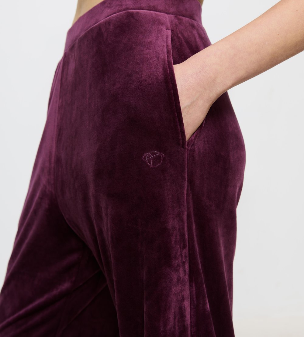 Triumph Sensual Velour Wide Leg Trousers Pijama Altı