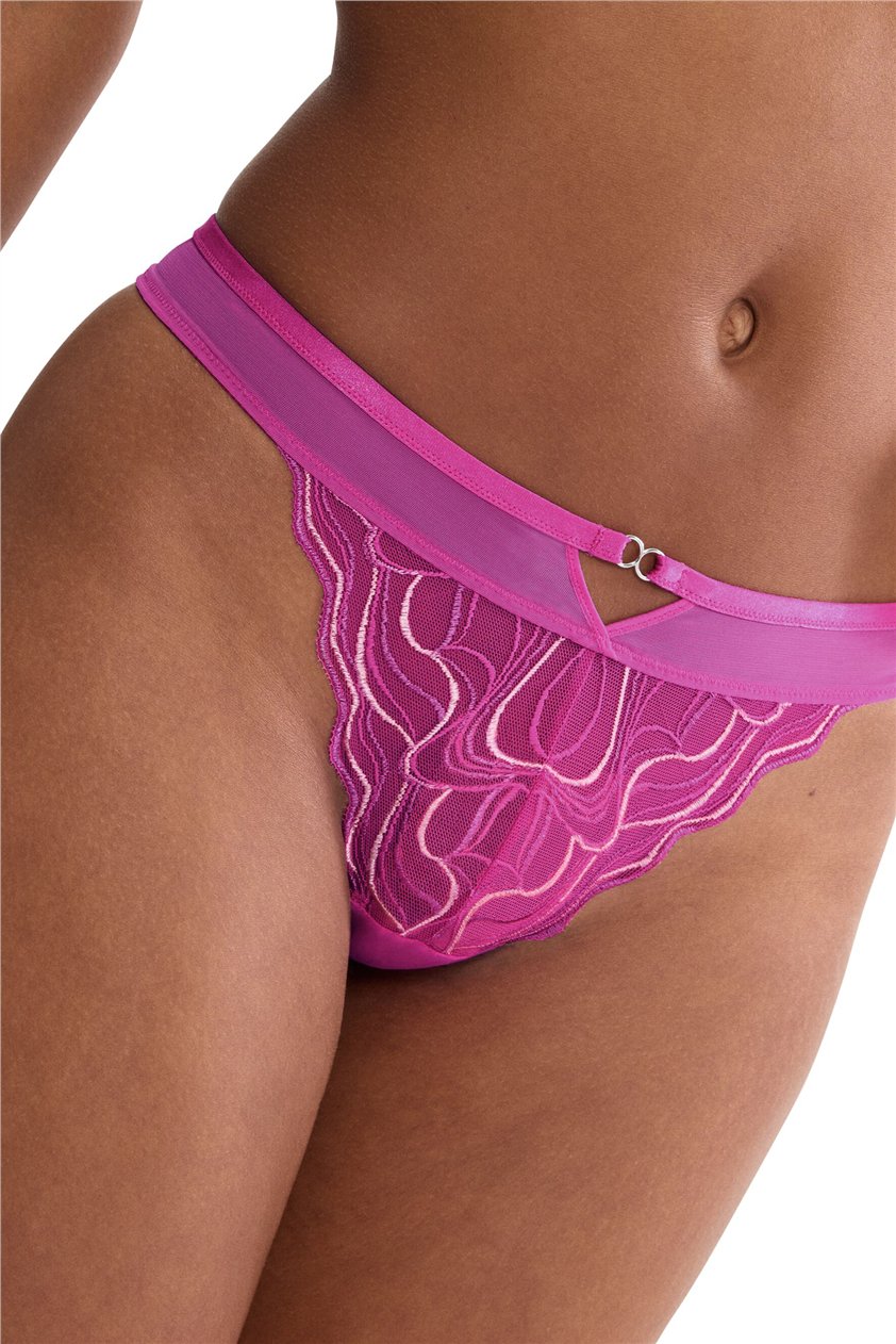 Triumph Palina Waves of Glow String Kadın Külot Mürdüm