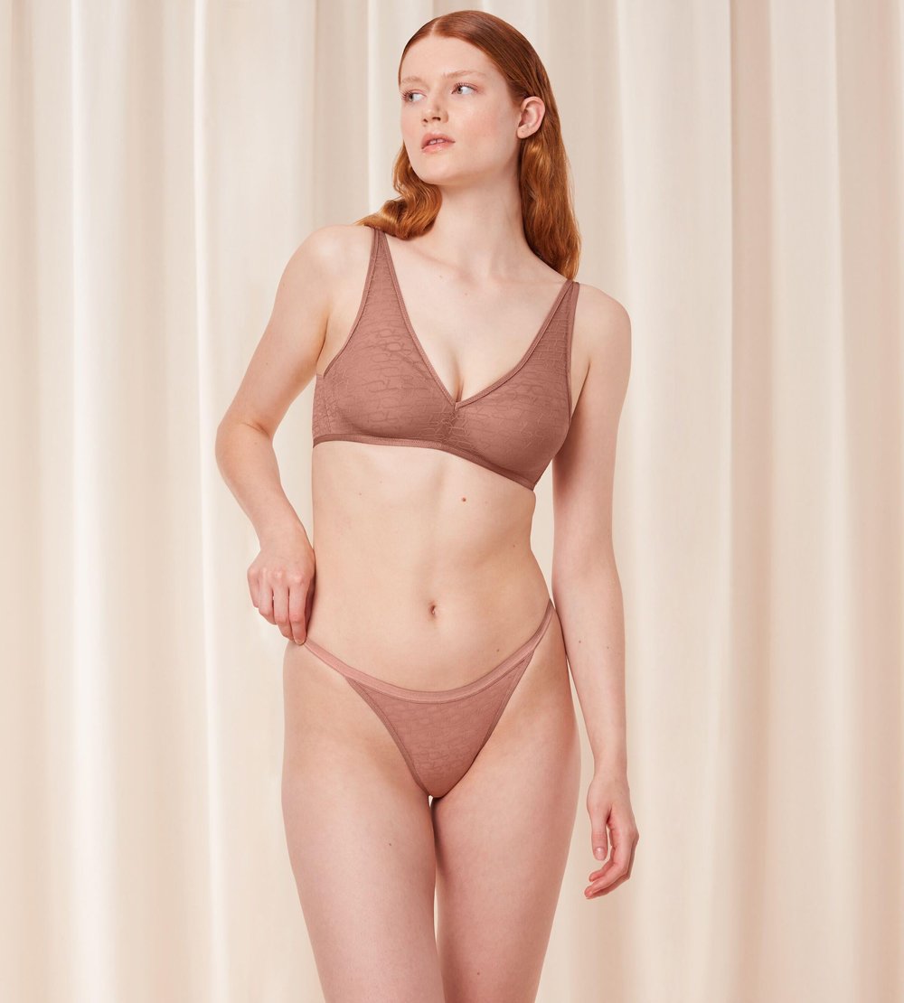 Triumph Signature Sheer String Külot Kahverengi