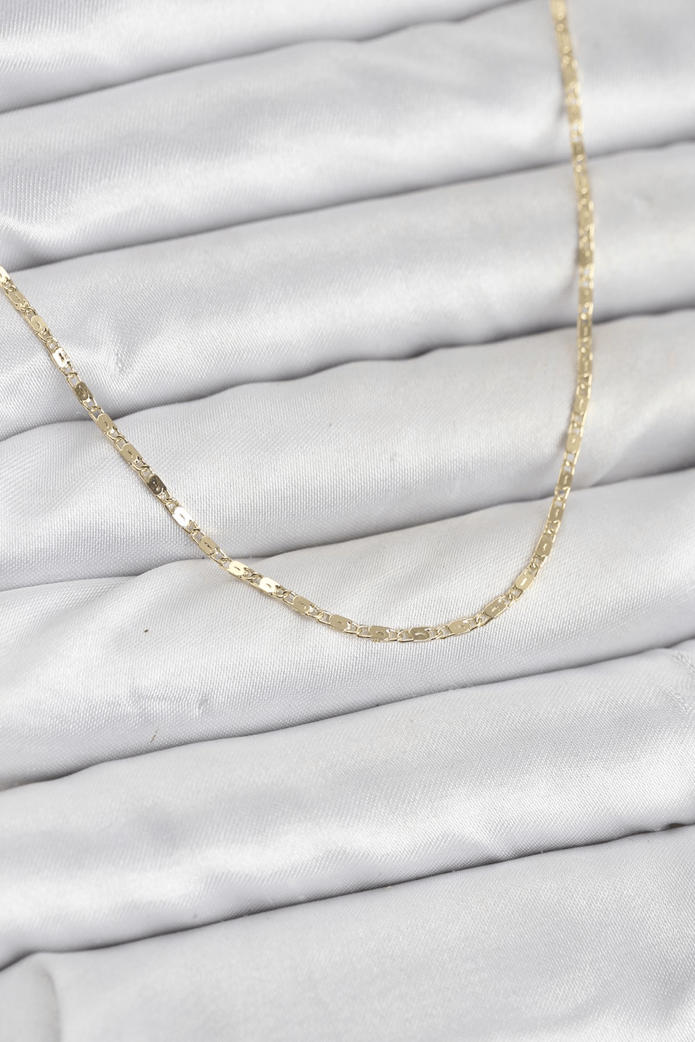 CM 14K Gold Renk Ezme Zincir Model 60 cm Kadın Kolye