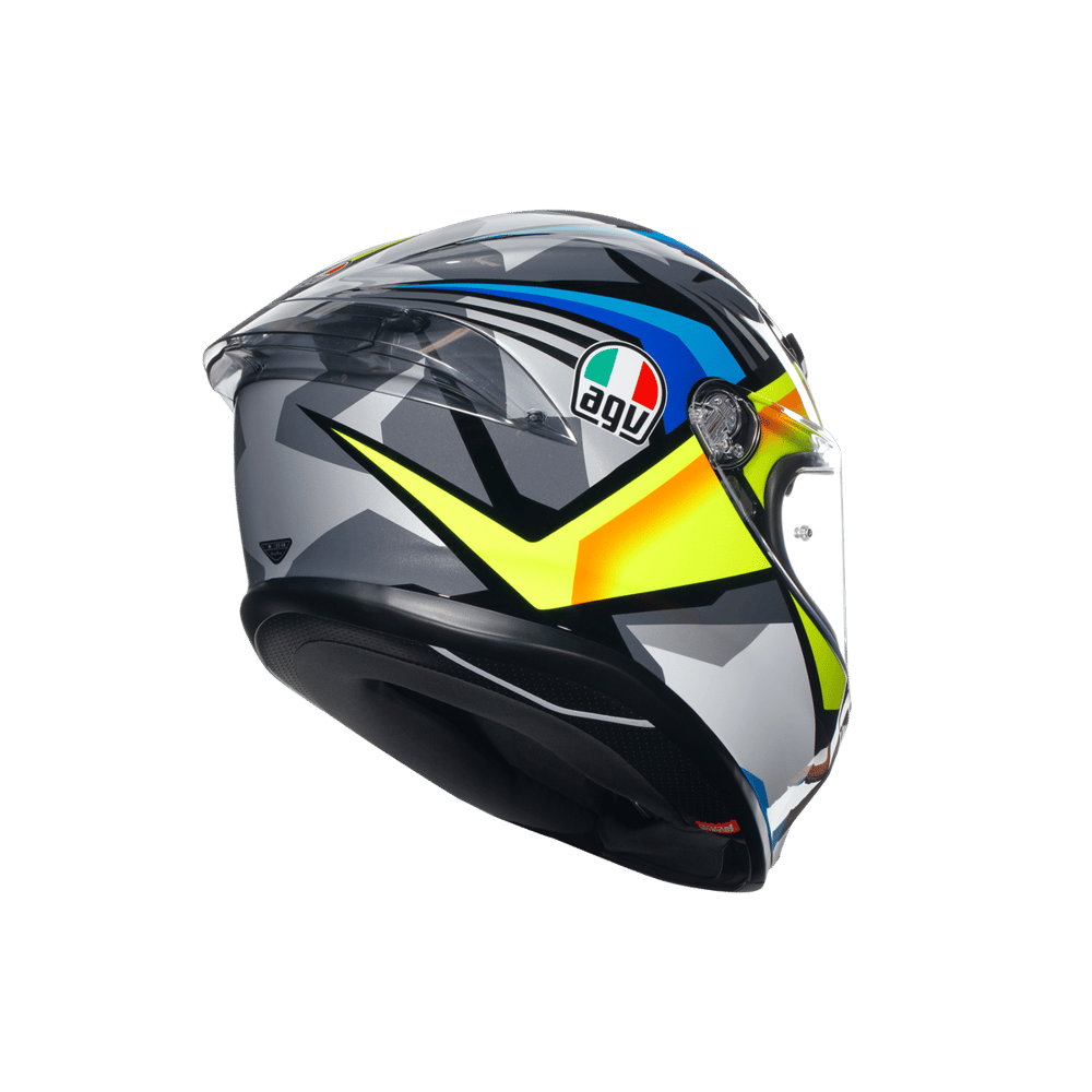 Agv Kask/K6 S Mplk Joan Blk Blue Ylw