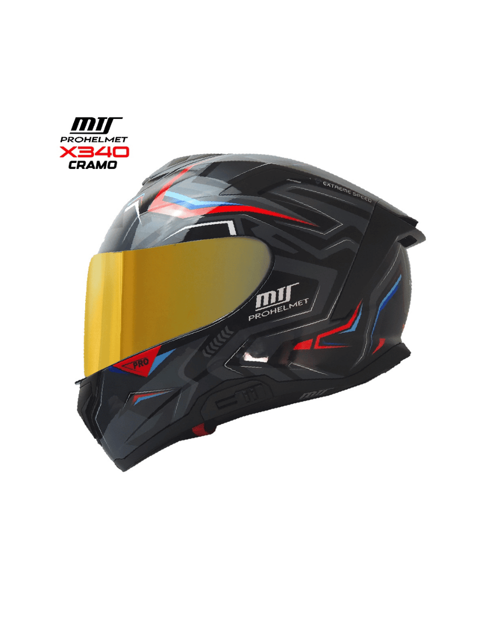 MTS Prohelmet X340 Cramo Tam-Yüz Motosiklet Kaskı - MotoDede