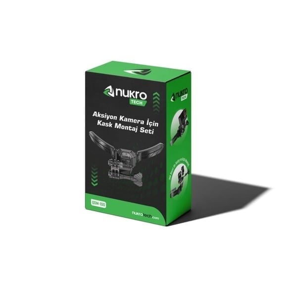 Nukrotech Aksiyon Kamera Alt Çene Bağlantı Aparatı Seti